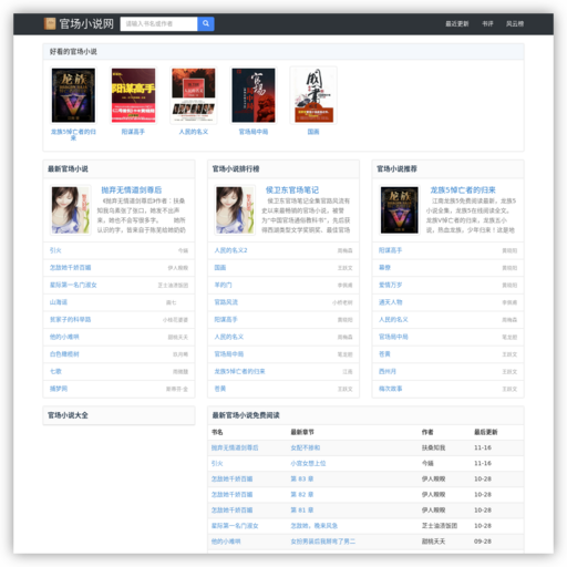 官场小说大全-官场局中局-官场小说排行榜